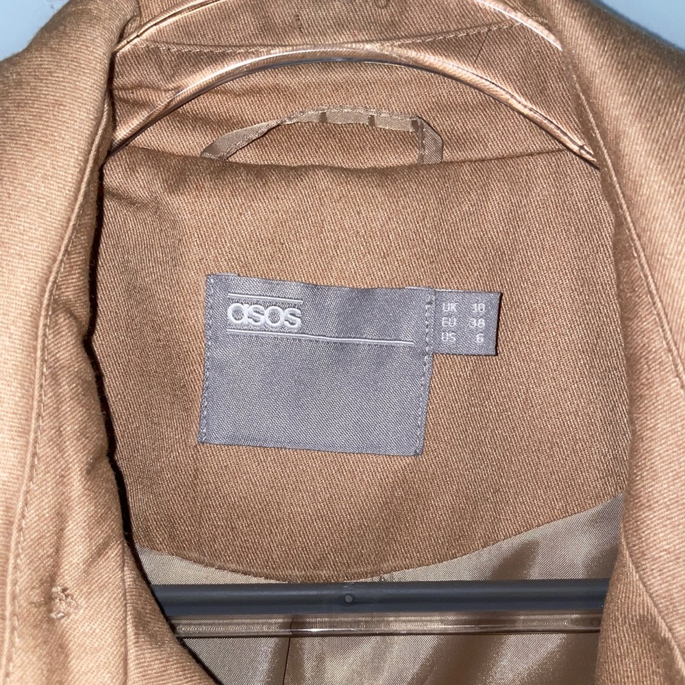 ASOS Maternity Tan Trench Coat - Picture 7 of 8